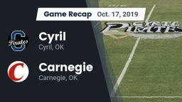Recap: Cyril  vs. Carnegie  2019