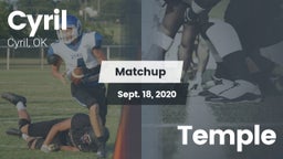 Matchup: Cyril  vs. Temple 2020