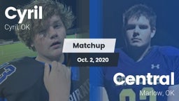 Matchup: Cyril  vs. Central  2020