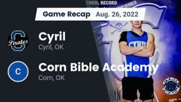 Recap: Cyril  vs. Corn Bible Academy  2022