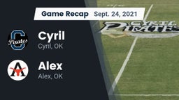 Recap: Cyril  vs. Alex  2021