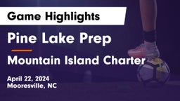 Pine Lake Prep  vs Mountain Island Charter Game Highlights - April 22, 2024