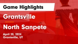 Grantsville  vs North Sanpete Game Highlights - April 20, 2024