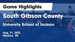 South Gibson County  vs University School of Jackson Game Highlights - Aug. 21, 2023