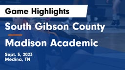South Gibson County  vs Madison Academic Game Highlights - Sept. 5, 2023