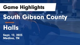 South Gibson County  vs Halls Game Highlights - Sept. 12, 2023