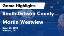 South Gibson County  vs Martin Westview  Game Highlights - Sept. 25, 2023