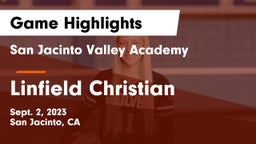 San Jacinto Valley Academy  vs Linfield Christian  Game Highlights - Sept. 2, 2023