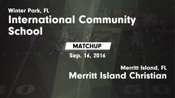 Matchup: International Comm. vs. Merritt Island Christian  2016