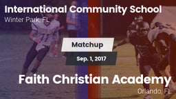 Matchup: International Comm. vs. Faith Christian Academy 2017