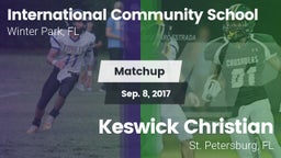 Matchup: International Comm. vs. Keswick Christian  2017