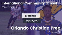 Matchup: International Comm. vs. Orlando Christian Prep  2017