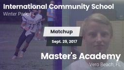 Matchup: International Comm. vs. Master's Academy 2017