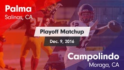 Matchup: Palma  vs. Campolindo  2016