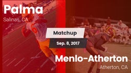 Matchup: Palma  vs. Menlo-Atherton  2017