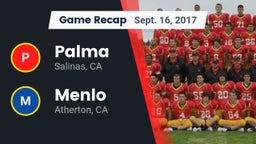 Recap: Palma  vs. Menlo  2017