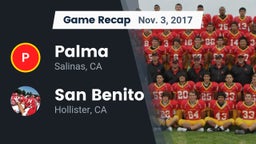 Recap: Palma  vs. San Benito  2017