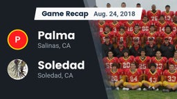 Recap: Palma  vs. Soledad  2018