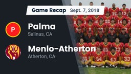 Recap: Palma  vs. Menlo-Atherton  2018