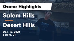 Salem Hills  vs Desert Hills  Game Highlights - Dec. 10, 2020