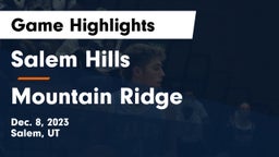 Salem Hills  vs Mountain Ridge  Game Highlights - Dec. 8, 2023