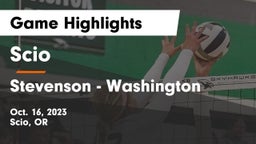 Scio  vs Stevenson  - Washington Game Highlights - Oct. 16, 2023
