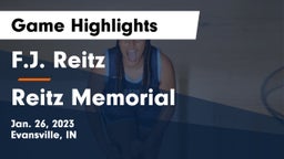 F.J. Reitz  vs Reitz Memorial  Game Highlights - Jan. 26, 2023