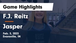 F.J. Reitz  vs Jasper  Game Highlights - Feb. 3, 2023