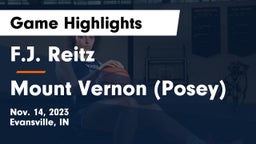 F.J. Reitz  vs Mount Vernon (Posey) Game Highlights - Nov. 14, 2023
