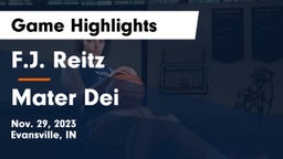 F.J. Reitz  vs Mater Dei  Game Highlights - Nov. 29, 2023