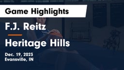 F.J. Reitz  vs Heritage Hills  Game Highlights - Dec. 19, 2023