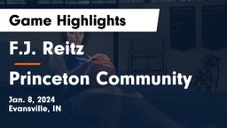 F.J. Reitz  vs Princeton Community  Game Highlights - Jan. 8, 2024