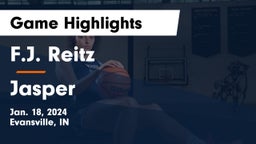 F.J. Reitz  vs Jasper  Game Highlights - Jan. 18, 2024