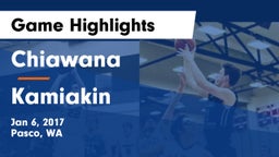Chiawana  vs Kamiakin  Game Highlights - Jan 6, 2017