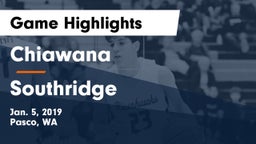 Chiawana  vs Southridge  Game Highlights - Jan. 5, 2019
