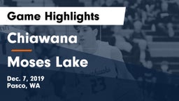 Chiawana  vs Moses Lake  Game Highlights - Dec. 7, 2019
