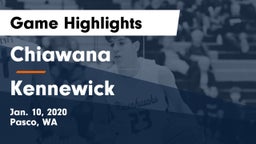 Chiawana  vs Kennewick  Game Highlights - Jan. 10, 2020