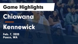 Chiawana  vs Kennewick  Game Highlights - Feb. 7, 2020