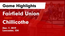 Fairfield Union  vs Chillicothe  Game Highlights - Dec. 7, 2019