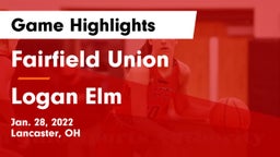 Fairfield Union  vs Logan Elm  Game Highlights - Jan. 28, 2022