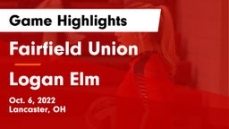 Fairfield Union  vs Logan Elm  Game Highlights - Oct. 6, 2022