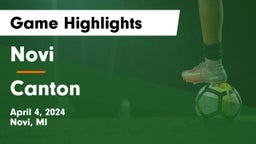 Novi  vs Canton  Game Highlights - April 4, 2024