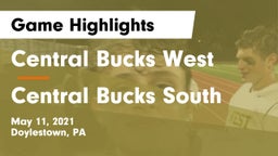 Central Bucks West  vs Central Bucks South  Game Highlights - May 11, 2021
