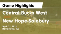 Central Bucks West  vs New Hope-Solebury  Game Highlights - April 21, 2022