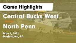 Central Bucks West  vs North Penn  Game Highlights - May 3, 2022