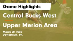 Central Bucks West  vs Upper Merion Area  Game Highlights - March 20, 2023