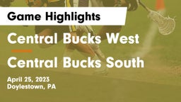 Central Bucks West  vs Central Bucks South  Game Highlights - April 25, 2023