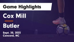 Cox Mill  vs Butler  Game Highlights - Sept. 20, 2023