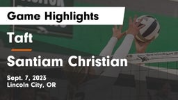 Taft  vs Santiam Christian  Game Highlights - Sept. 7, 2023
