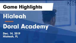 Hialeah  vs Doral Academy Game Highlights - Dec. 14, 2019